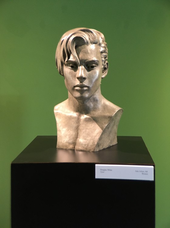 Tyler on exhibit in 86th Annual Awards Exhibit of the National Sculpture Society, Brookgreen Gardens, SC