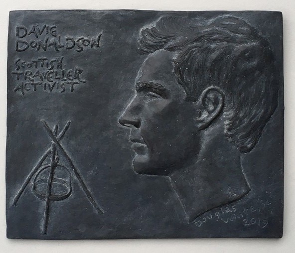 Davie Donaldson - Scottish Traveller Activist medal, FIDEM XXXVI Tokyo 2020 Exhibition