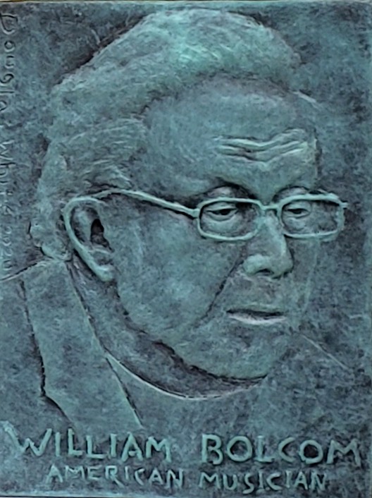 William Bolcom - American Musician - cast bronze medal