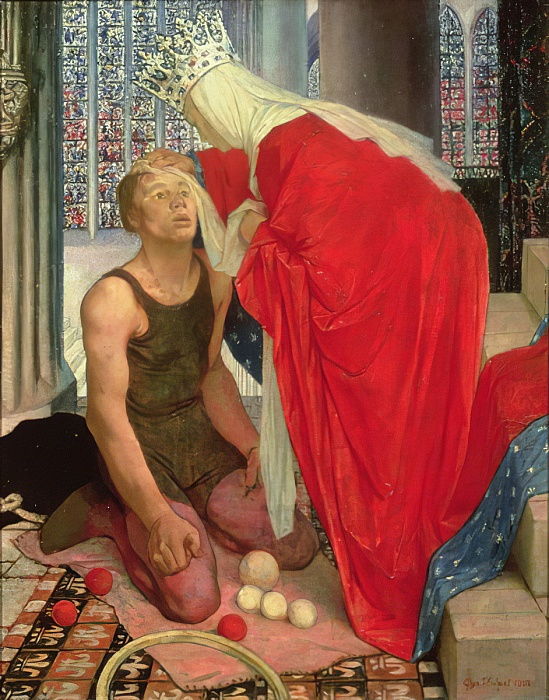 The Juggler of Notre Dame - painting by Glyn Philpot