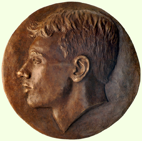 Jeremy Shelton - Portrait medal - Bronze